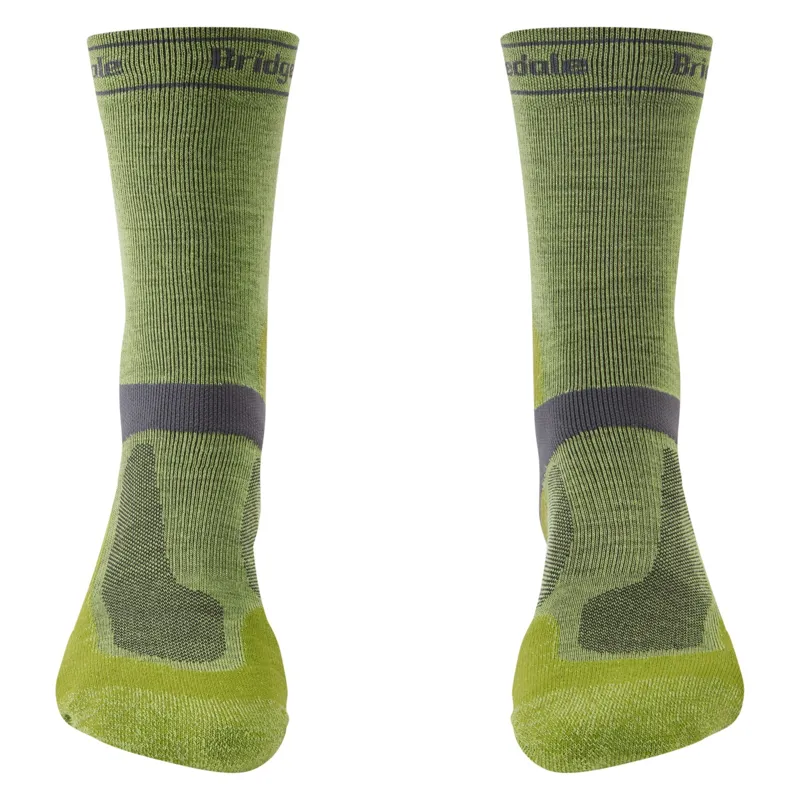 Bridgedale Mid Season Weight T2 Merino Sport MTB Socks Green-1